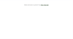 Desktop Screenshot of domeneparkering.allerinternett.no