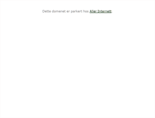 Tablet Screenshot of domeneparkering.allerinternett.no